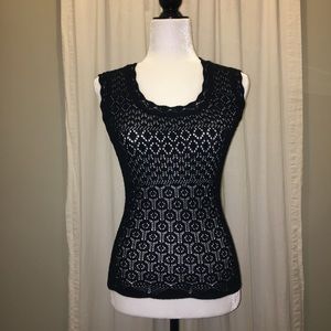 Elie Tahari Sleeveless Knitted Top